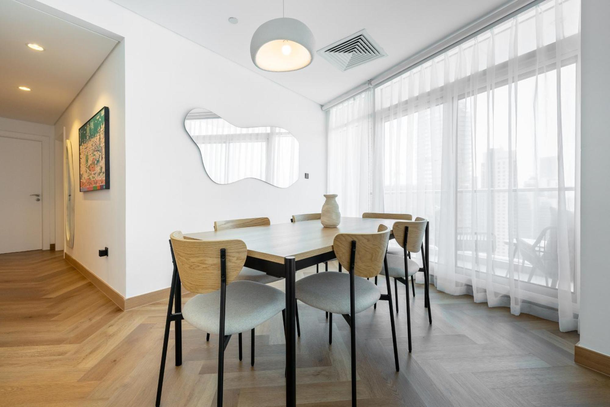 Upgraded Apartment With Stunning Burj Khalifa View Dubai Bagian luar foto