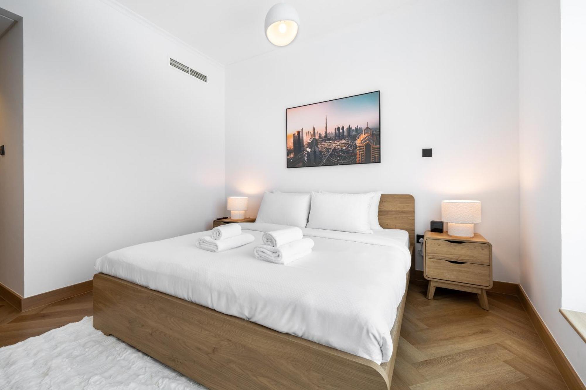 Upgraded Apartment With Stunning Burj Khalifa View Dubai Bagian luar foto